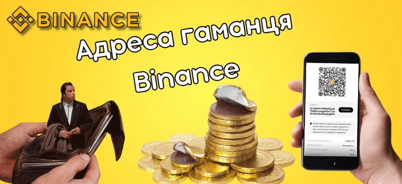 адреса гаманця бінанс